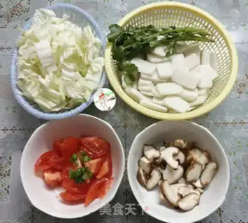 Make Psychic mushroom spicy pastry soup step 0