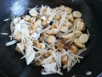 Make Porky mustard rice step 6