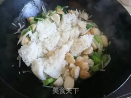 Make Porky mustard rice step 8