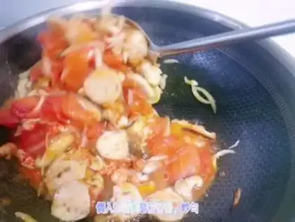 Make Tomato shrimp pasta step 7