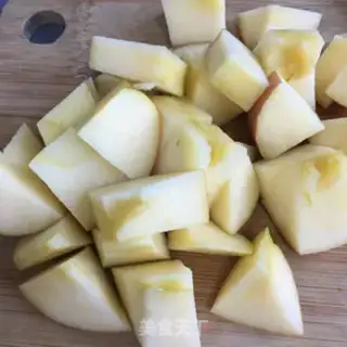 Make Little rice apple curry step 3