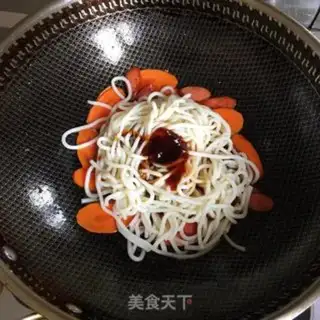 Make Spilled egg noodles step 5