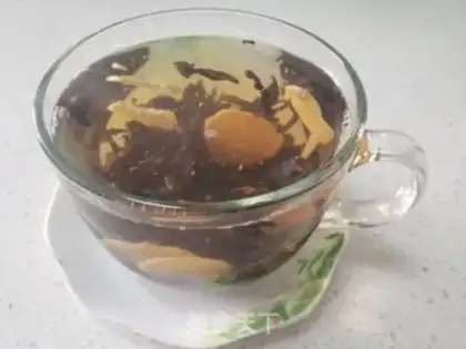 Make Red tea, ginger tea step 2
