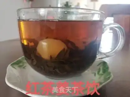 Make Red tea, ginger tea step 3