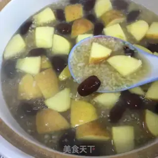 Make Little rice apple curry step 7