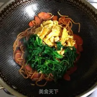 Make Spilled egg noodles step 7