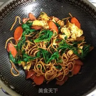 Make Spilled egg noodles step 8