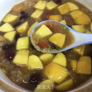 Make Little rice apple curry step 10