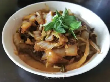 Make Meat sauce cabbage step 5