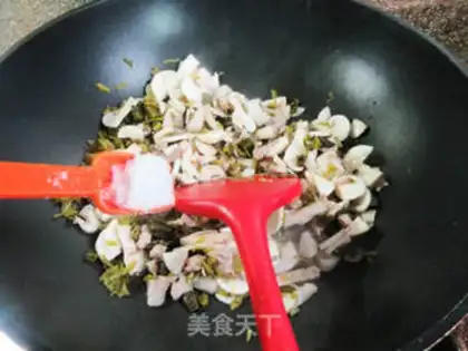 Make Pickles and pork mushrooms step 5