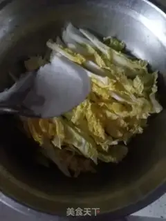 Make A cabbage fan step 3