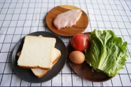 Make Porridge chicken sandwich step 0