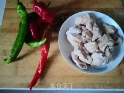 Make Twin peppers, fat and fat step 0
