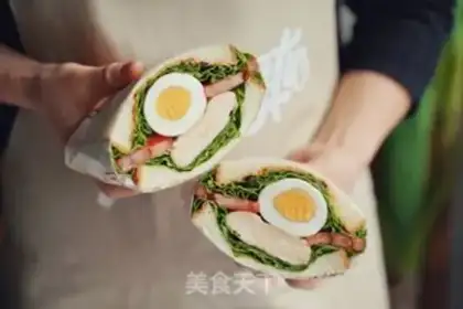 Make Porridge chicken sandwich step 8