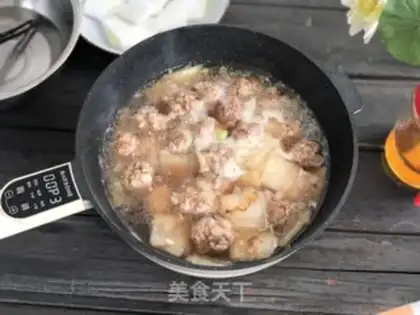 Make Porkball soup step 4