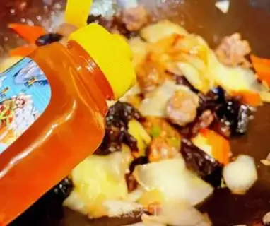 Make Cabbage carrots, meatballs step 8