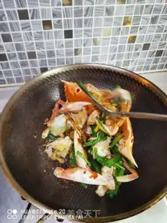 Make Crab onions step 5