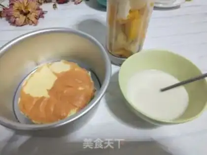 Make Yogurt mousse cake step 2