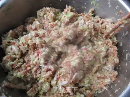 Make The lamb dumplings step 6
