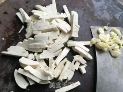 Make Mustard tofu step 1