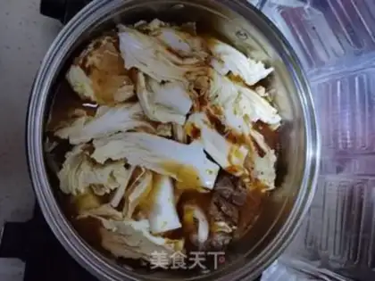 Make Dog sauce soup step 1