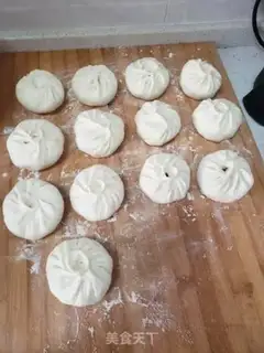 Make ♪ A green lumberberry shrimp bun ♪ step 10
