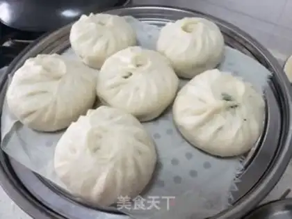 Make ♪ A green lumberberry shrimp bun ♪ step 13