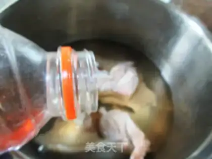 Make Mushroom greens and pork step 3