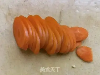 Make Carrot broccoli, orchid step 4