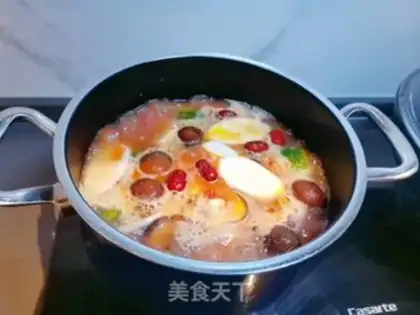 Make Seafood soup pan step 2