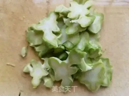 Make Carrot broccoli, orchid step 5