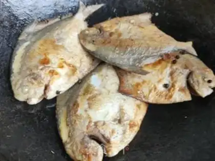 Make Red-burned flatfish step 9