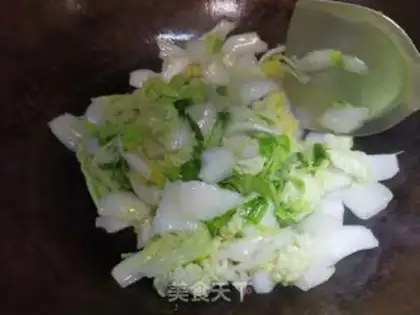 Make Hand torn cabbage step 4
