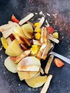 Make Spam-dry potatoes step 14