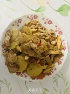 Make Spam-dry potatoes step 16