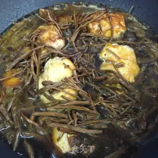 Make Tea, mushrooms, chicken legs step 7