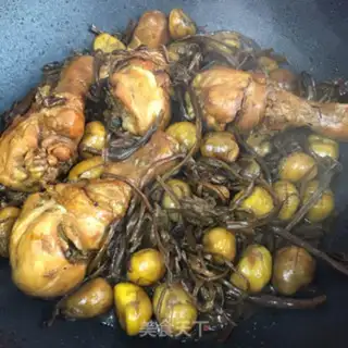 Make Tea, mushrooms, chicken legs step 10