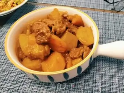 Make Curry potato beef step 29