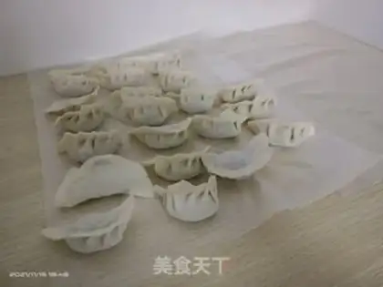 Make Mustard shrimp dumplings step 5