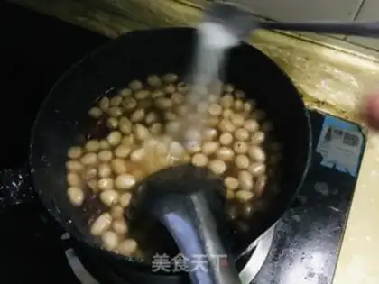 Make Cooking peanut rice step 2