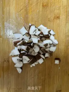 Make Chicken mushroom corn sausage step 1