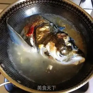 Make Pumpkin fish head soup step 2
