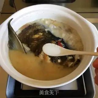 Make Pumpkin fish head soup step 5