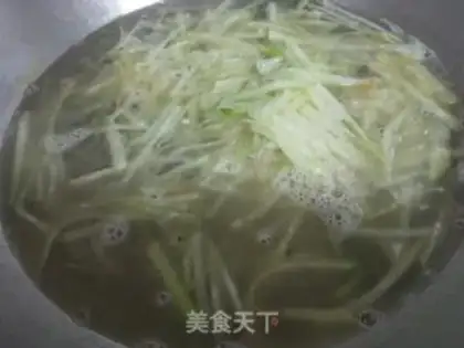 Make radish egg soup step 5