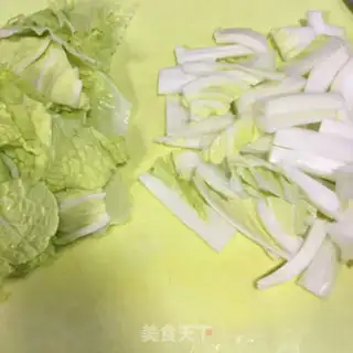Make Cow-cuttered cabbage step 1