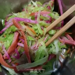 Make Garlic sausage cabbage step 10
