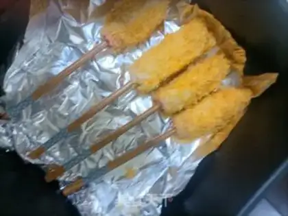 Make Cheese ham sticks step 7