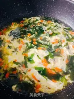 Make The dress and the egg soup step 7