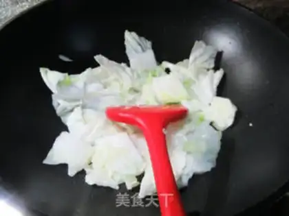 Make Duck liver and cabbage step 2