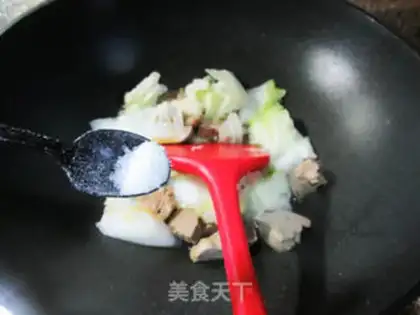 Make Duck liver and cabbage step 6